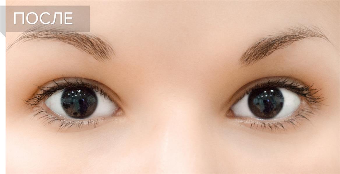 Короткие ресницы после нанесения туши Yves Saint Laurent Volume Effet Faux Cils
