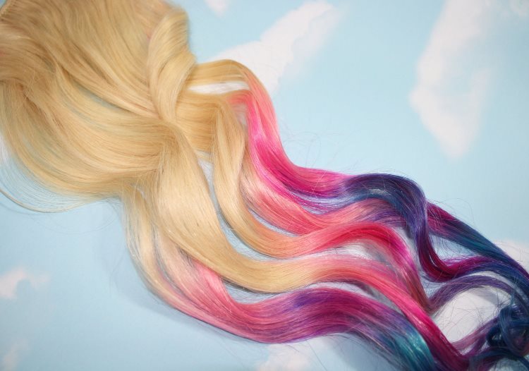 окрашивание кончиков волос dip-dye