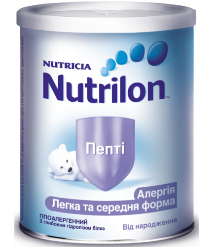 Нутрилон пепти аллергия, Легкая и средняя форма 