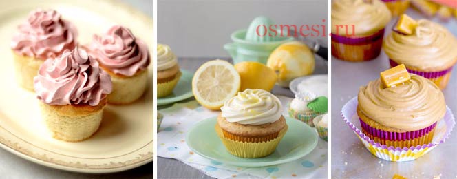 Как украсить кексы из готовой смеси