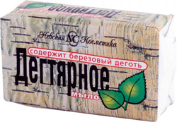 Дегтярное мыло от прыщей