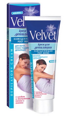 Крем для депиляции Velvet Замедляющий рост волос