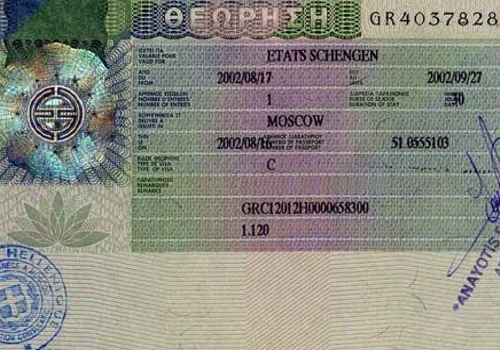 Виза в Грецию